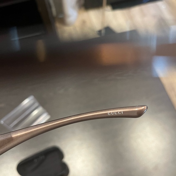 8. GUCCI Authentic Sunglasses Brown Vintage 90’s EUC with Case - Picture 7 of 8